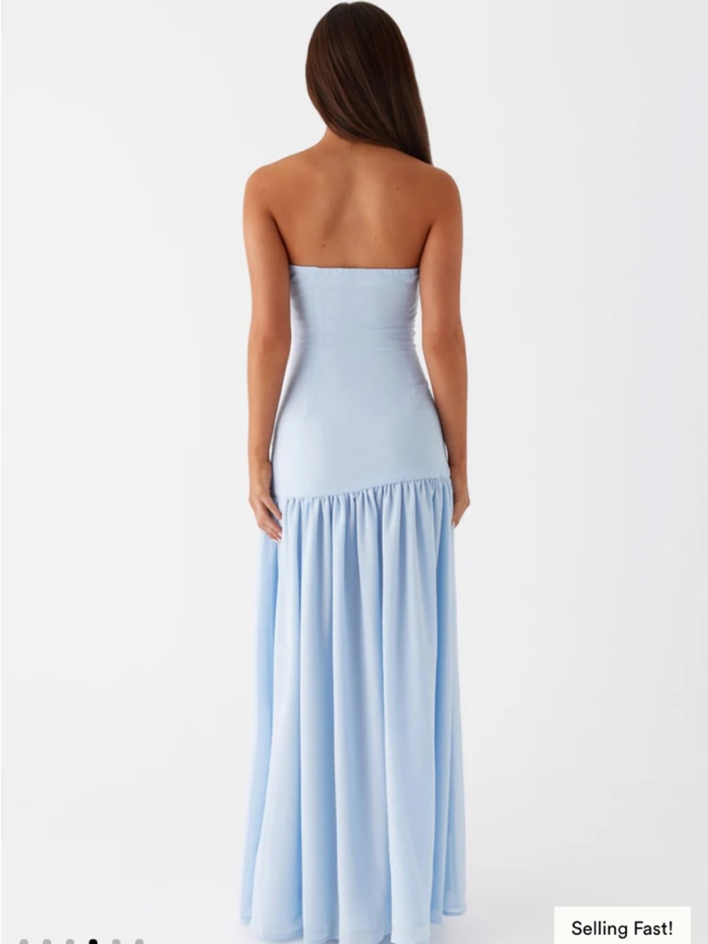 NWT PepperMayo Eden Strapless Maxi Dress - Picture 3 of 7